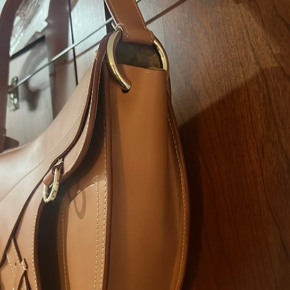 Saddle Tan Leather Women's Bag - Picture 4 of 10